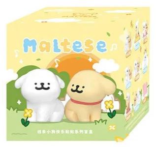 Blind Box Toy: Maltese Happy Snuggling Series
