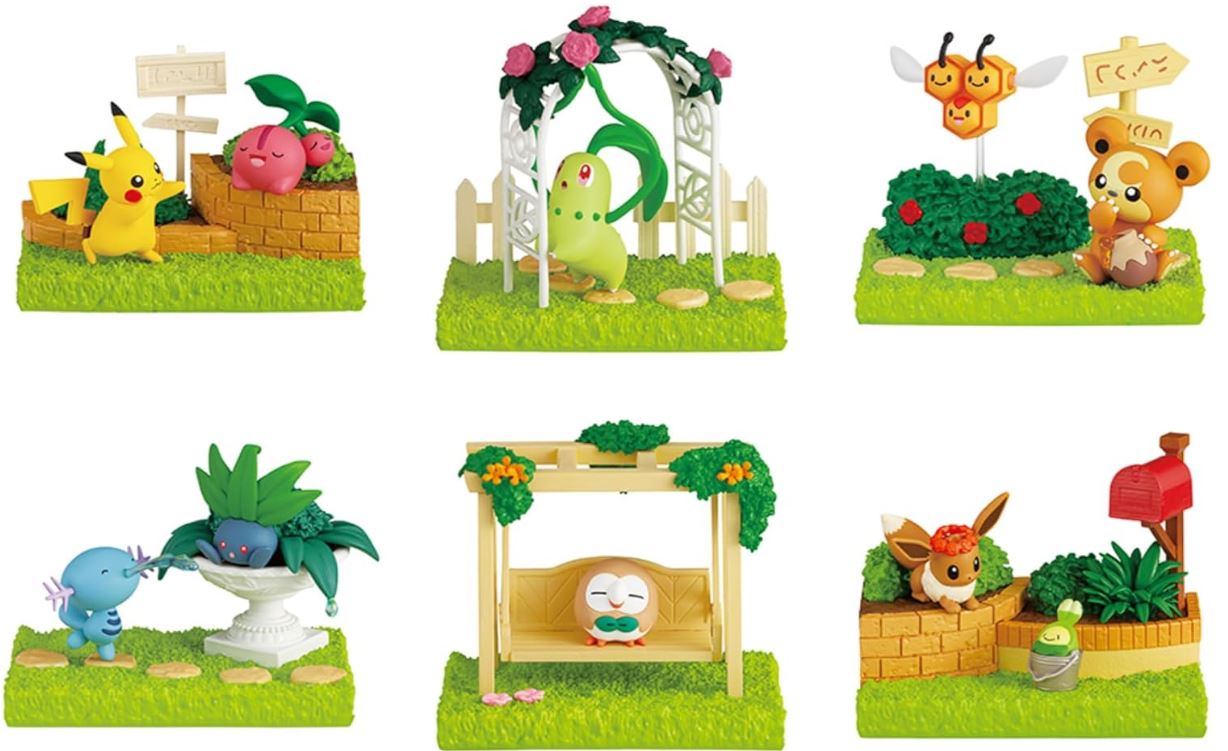 Blind Box Toy: REMENT Pokemon Garden Figure Pikachu