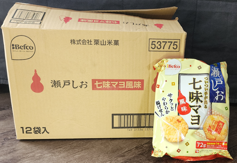 Kuriyama seto rice cracker 7 Befco 72g
