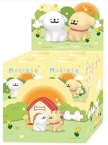 Blind Box Toy: Maltese Happy Snuggling Series